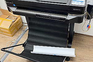 HP플로터 T120 무한잉크공급기 신규설치