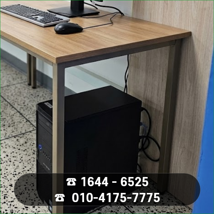 평택 컴퓨터 렌탈 칠괴동 ○○○테크 사무실 컴퓨터 모니터 6개월 단기 신규 설치 후기
